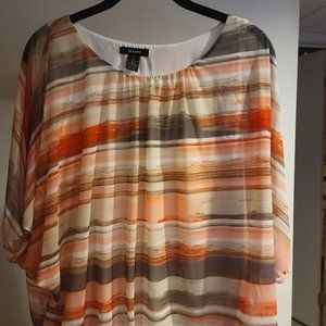 Colorful Flowing Blouse